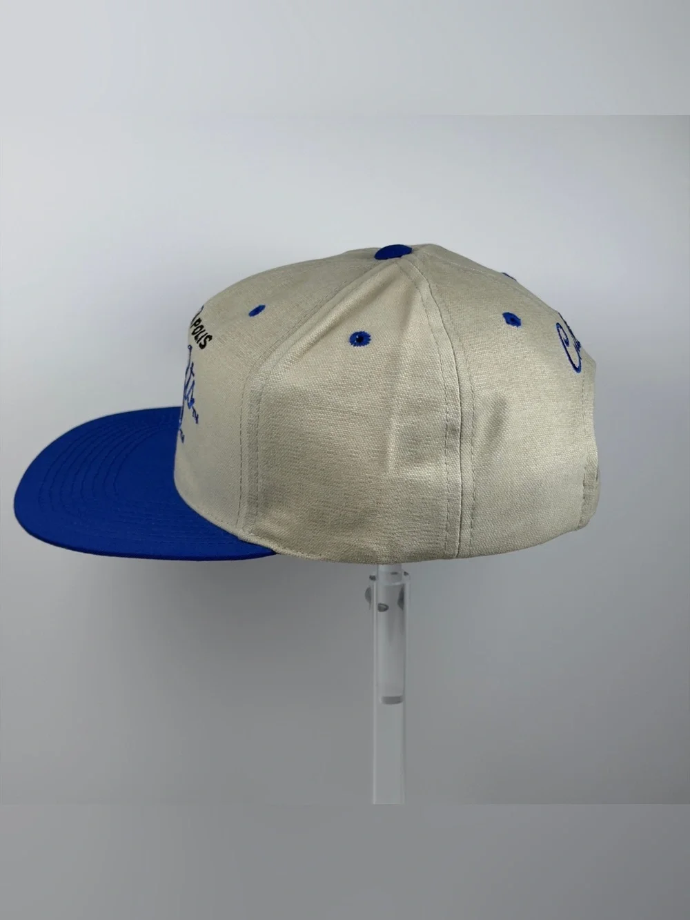 Indianapolis Colts Drew Pearson Script Strapback Hat Vintage 90s NFL NWOT
